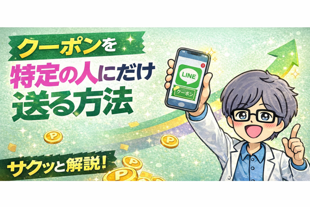 LINE限定クーポンを一部の人だけに送る方法｜エルメ構築事例